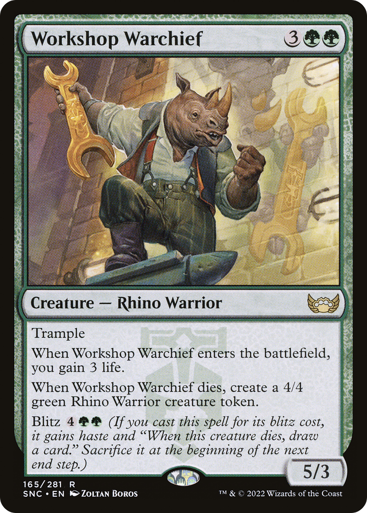 Workshop Warchief (SNC-165) [Streets of New Capenna] MTG Single Wizards of the Coast