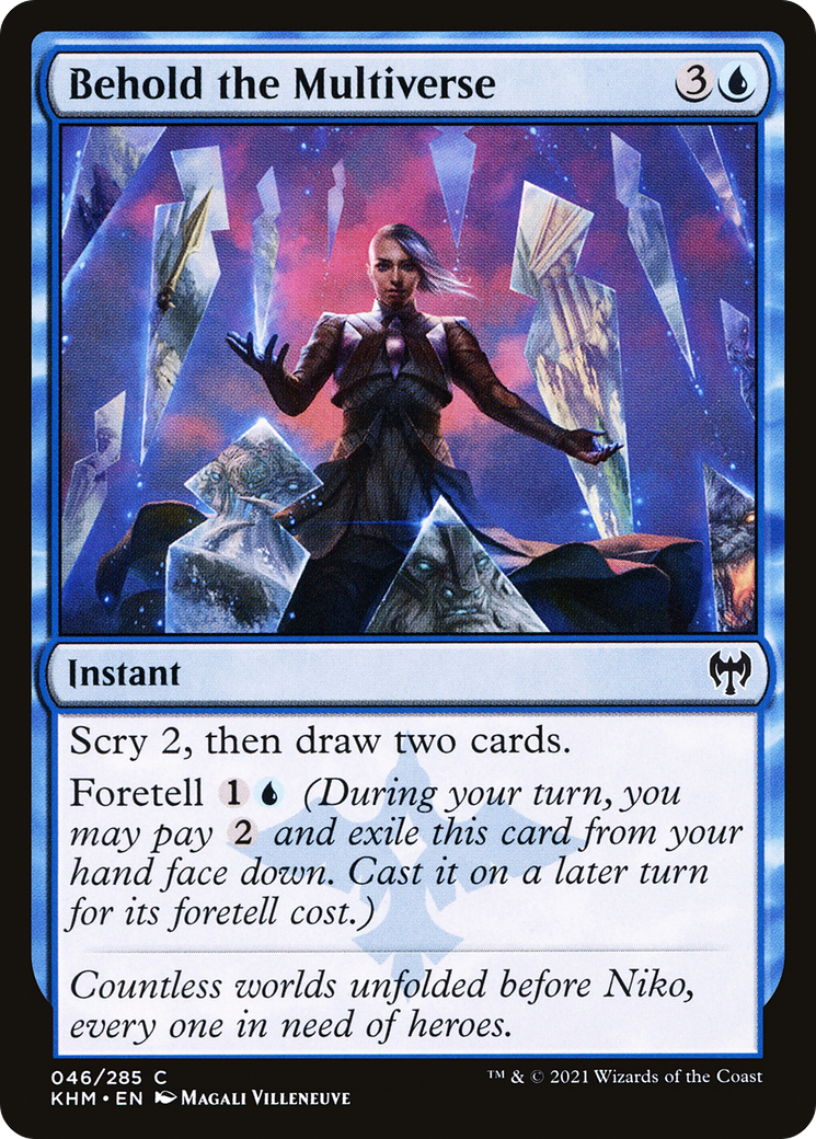 Behold the Multiverse (KHM-046) [Kaldheim] MTG Single Wizards of the Coast