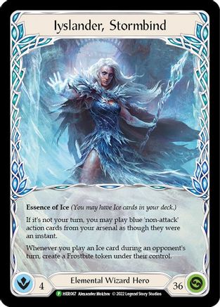 Iyslander, Stormbind [HER067] (Promo)  Rainbow Foil Flesh And Blood Single Flesh And Blood   