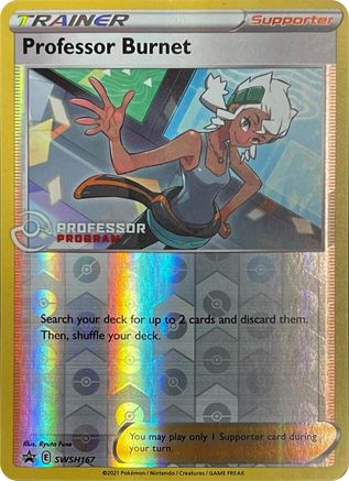 Professor Burnet - SWSH167 (2021) () Reverse Holofoil [Promos: Professor Program Promos] Pokemon Single Pokémon