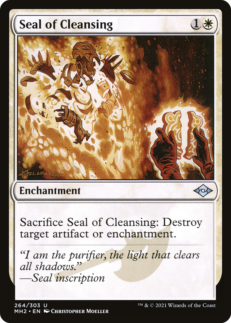 Seal of Cleansing (MH2-264) [Modern Horizons 2] Foil MTG Single Wizards of the Coast