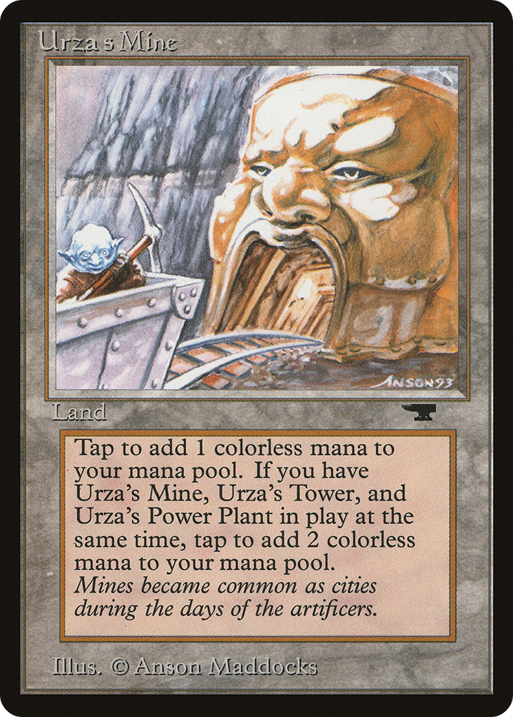 Urza's Mine (Mouth) (ATQ-) [Oldschool] Antiquities MTG Single Wizards of the Coast