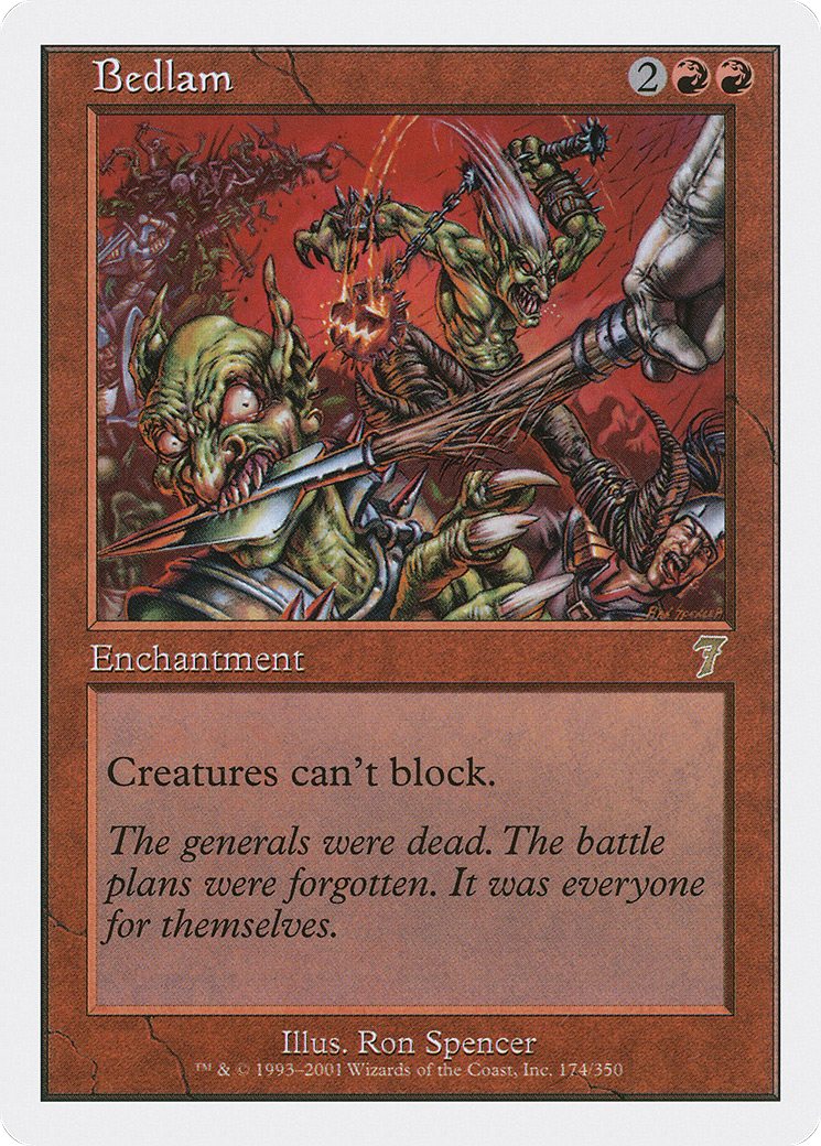 Bedlam (7ED-174) [7th Edition] MTG Single Wizards of the Coast