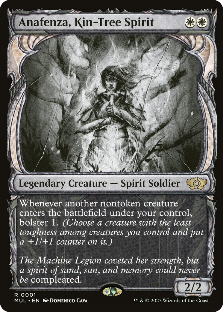 Anafenza, Kin-Tree Spirit (MUL-001) [Multiverse Legends] (Showcase) MTG Single Wizards of the Coast