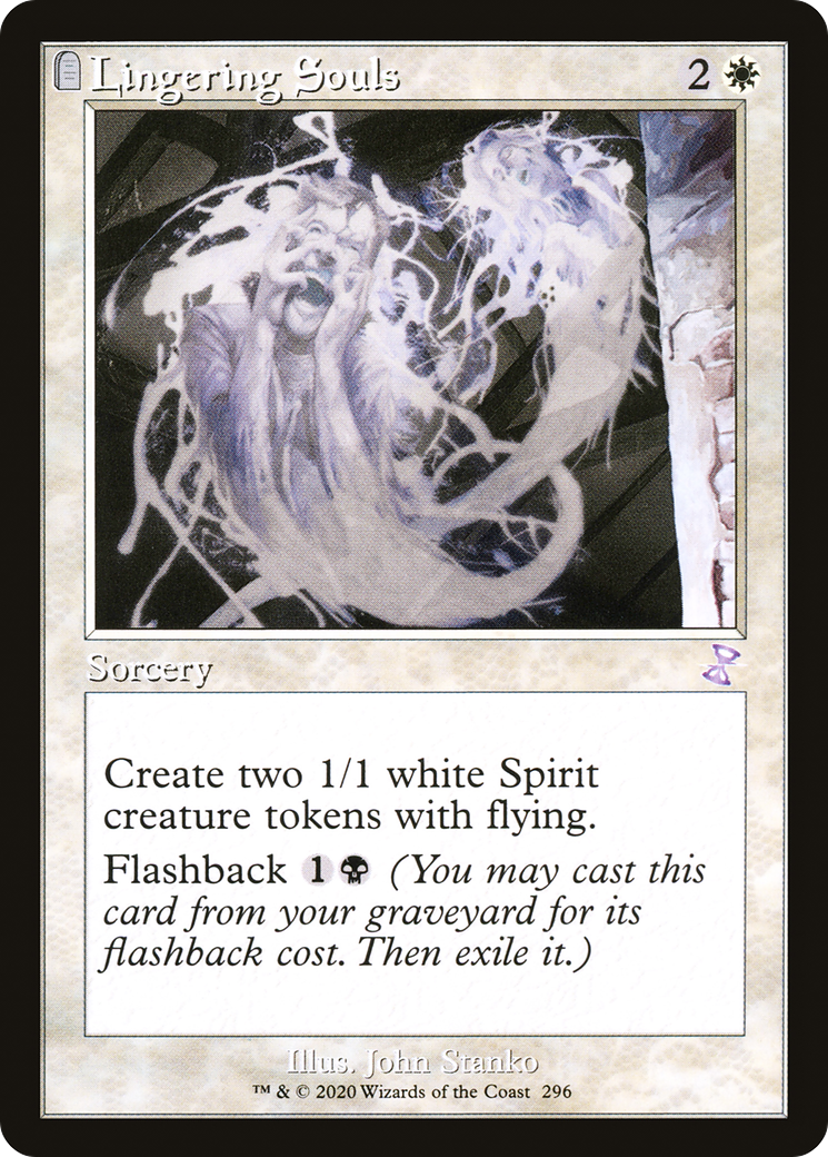 Lingering Souls (TSR-296) [Time Spiral Remastered] Foil MTG Single Wizards of the Coast