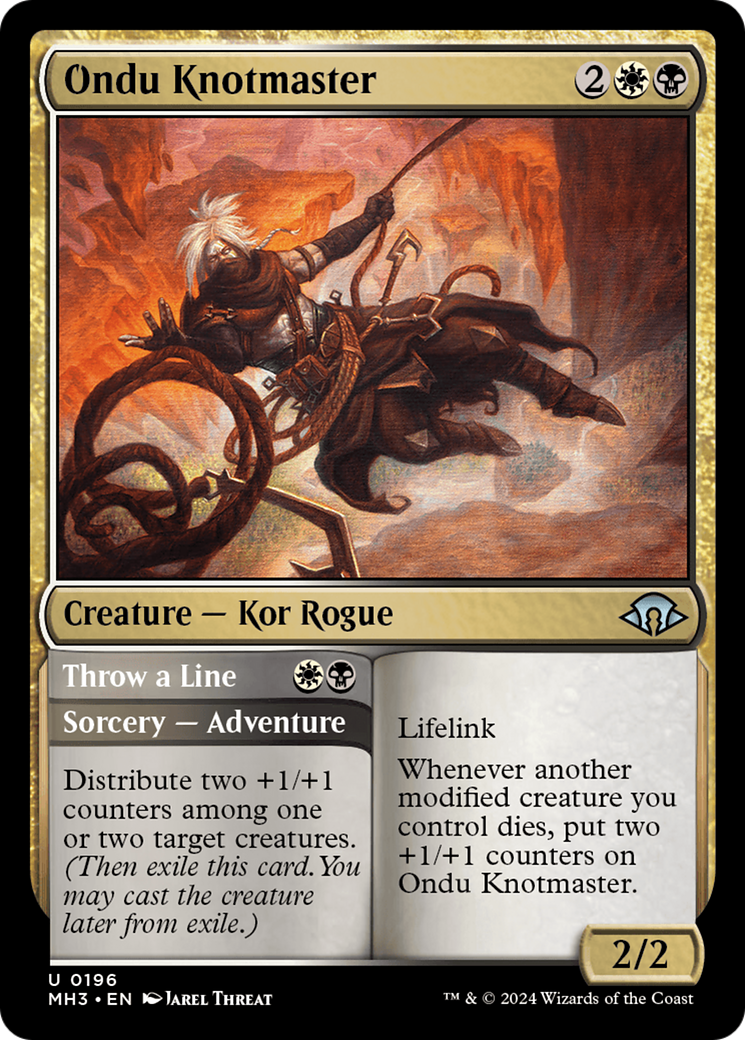 Ondu Knotmaster (MH3-196) [Modern Horizons 3] Foil MTG Single Modern Horizons 3