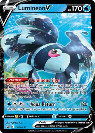 Lumineon V - SWSH250 (SWSH250/307) Holofoil [Promos: SWSH Promo Cards] Pokemon Single Pokémon