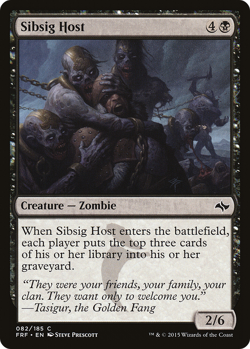 Sibsig Host (FRF-082) [Fate Reforged] Foil MTG Single Wizards of the Coast