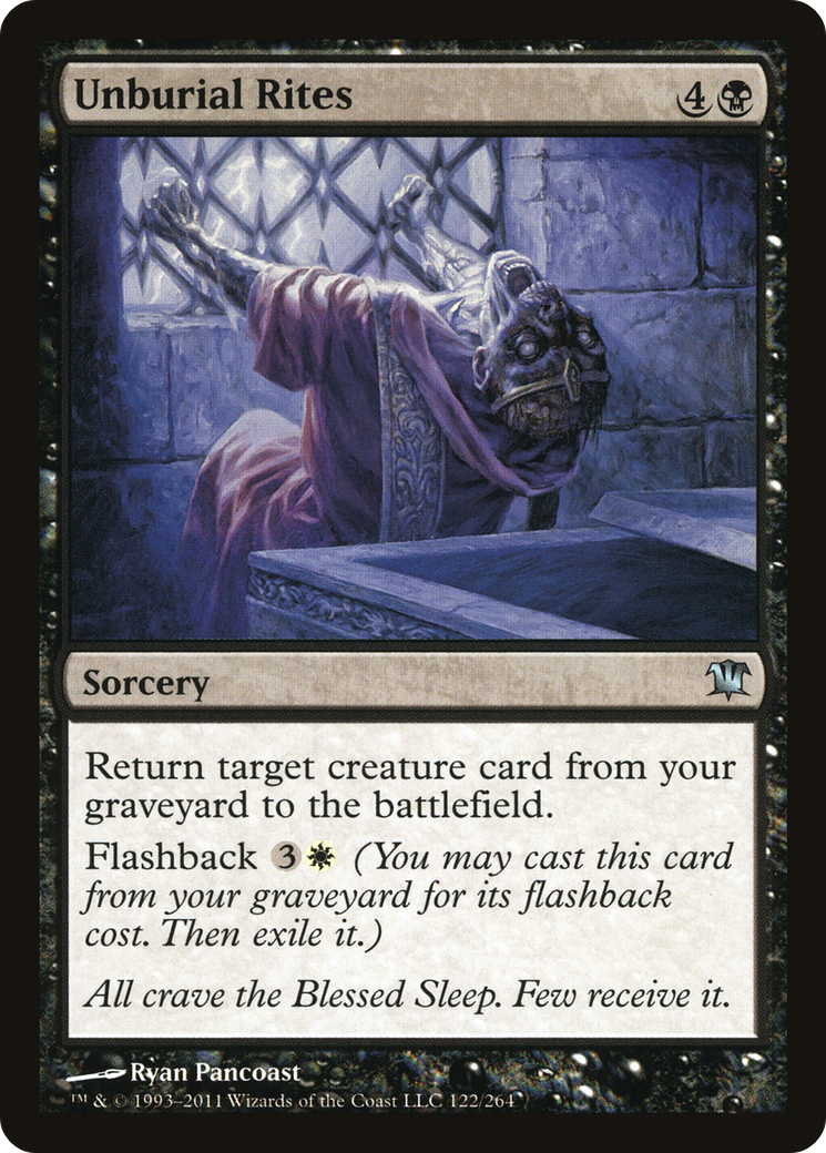Unburial Rites (ISD-122) [Innistrad] Foil MTG Single Wizards of the Coast