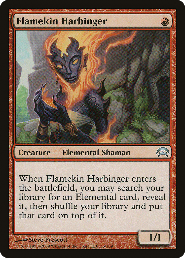 Flamekin Harbinger (HOP-053) [Misc] Planechase MTG Single Wizards of the Coast