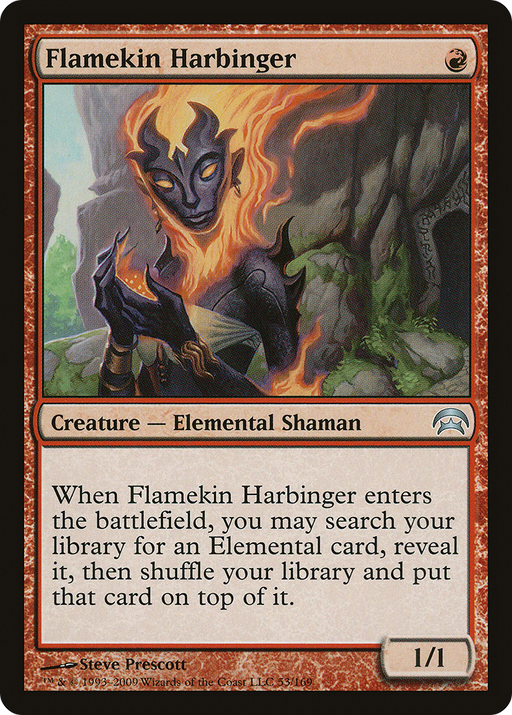 Flamekin Harbinger (HOP-053) [Misc] Planechase MTG Single Wizards of the Coast