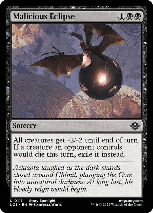 Malicious Eclipse (LCI-111) [The Lost Caverns of Ixalan] Foil MTG Single Wizards of the Coast