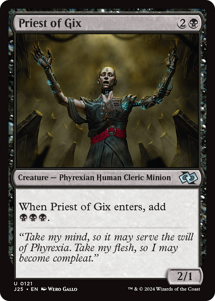 Priest of Gix (J25-121) [Foundations Jumpstart] MTG Single Wizards of the Coast