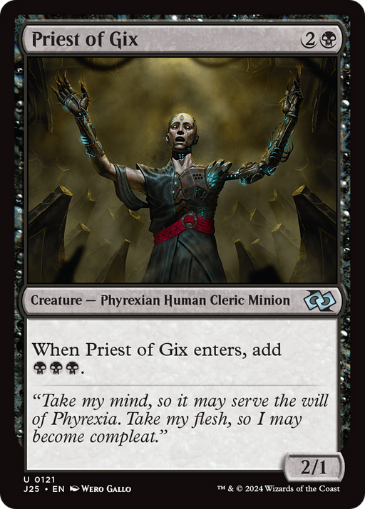 Priest of Gix (J25-121) [Foundations Jumpstart] MTG Single Wizards of the Coast