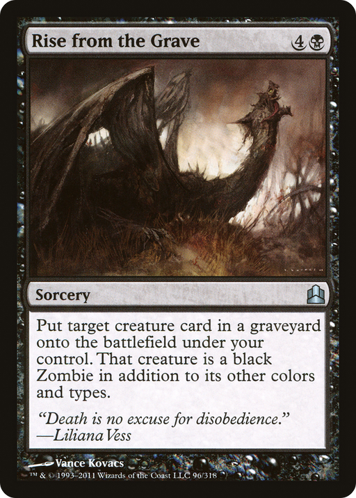 Rise from the Grave (CMD-096) [Commander 2011] MTG Single Wizards of the Coast