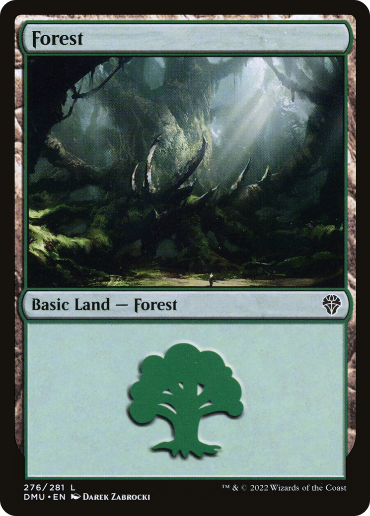 Forest (DMU-276) [Dominaria United] MTG Single Wizards of the Coast