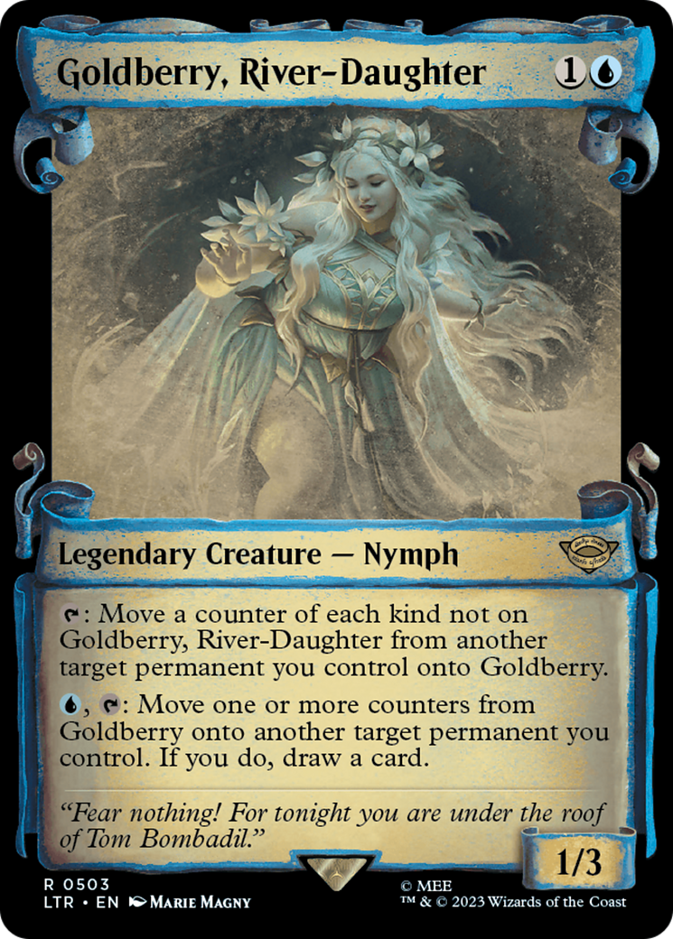 Goldberry, River-Daughter (Showcase Scrolls) (LTR-503) [The Lord of the Rings: Tales of Middle-earth] (Showcase) MTG Single Wizards of the Coast