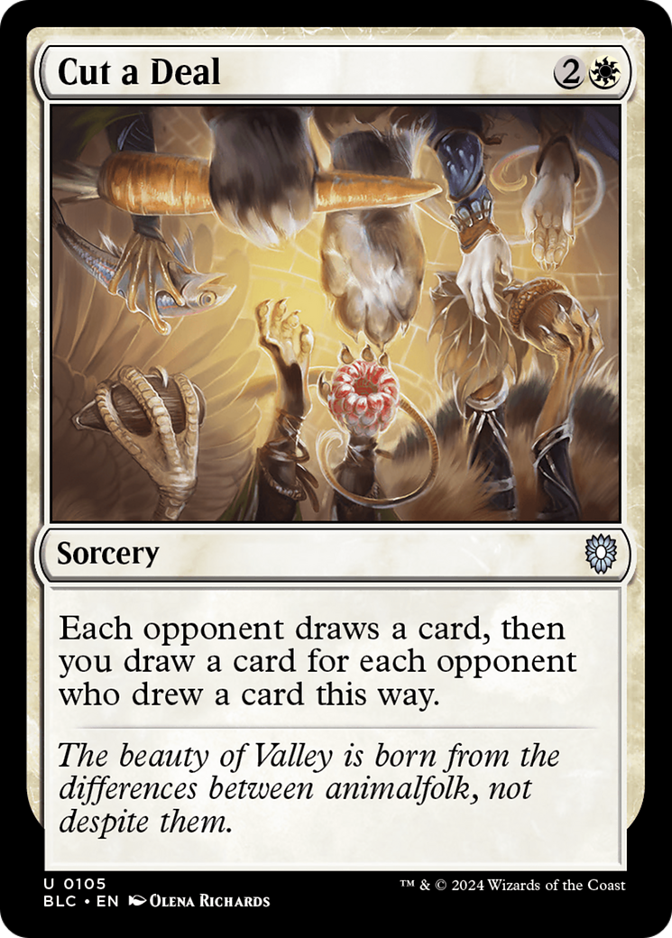 Cut a Deal (BLC-105) [Bloomburrow Commander] MTG Single Wizards of the Coast