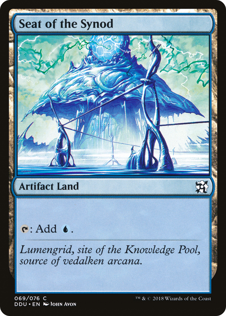 Seat of the Synod (DDU-069) [Misc] Duel Decks: Elves vs. Inventors MTG Single Wizards of the Coast