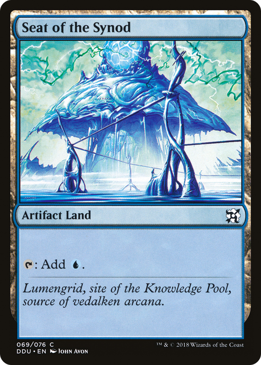 Seat of the Synod (DDU-069) [Misc] Duel Decks: Elves vs. Inventors MTG Single Wizards of the Coast