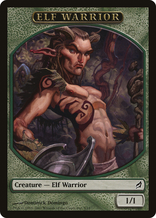 Elf Warrior Token (LRW-009) [Tokens] Lorwyn Tokens MTG Single Wizards of the Coast