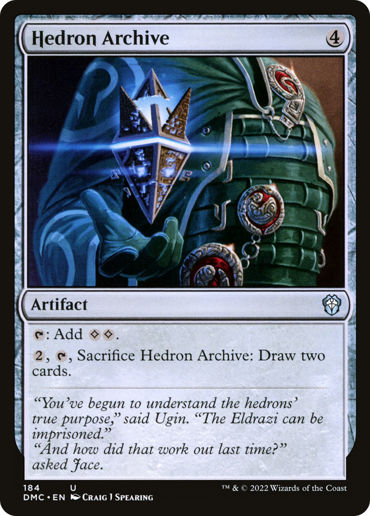 Hedron Archive (DMC-184) [Dominaria United Commander] MTG Single Wizards of the Coast