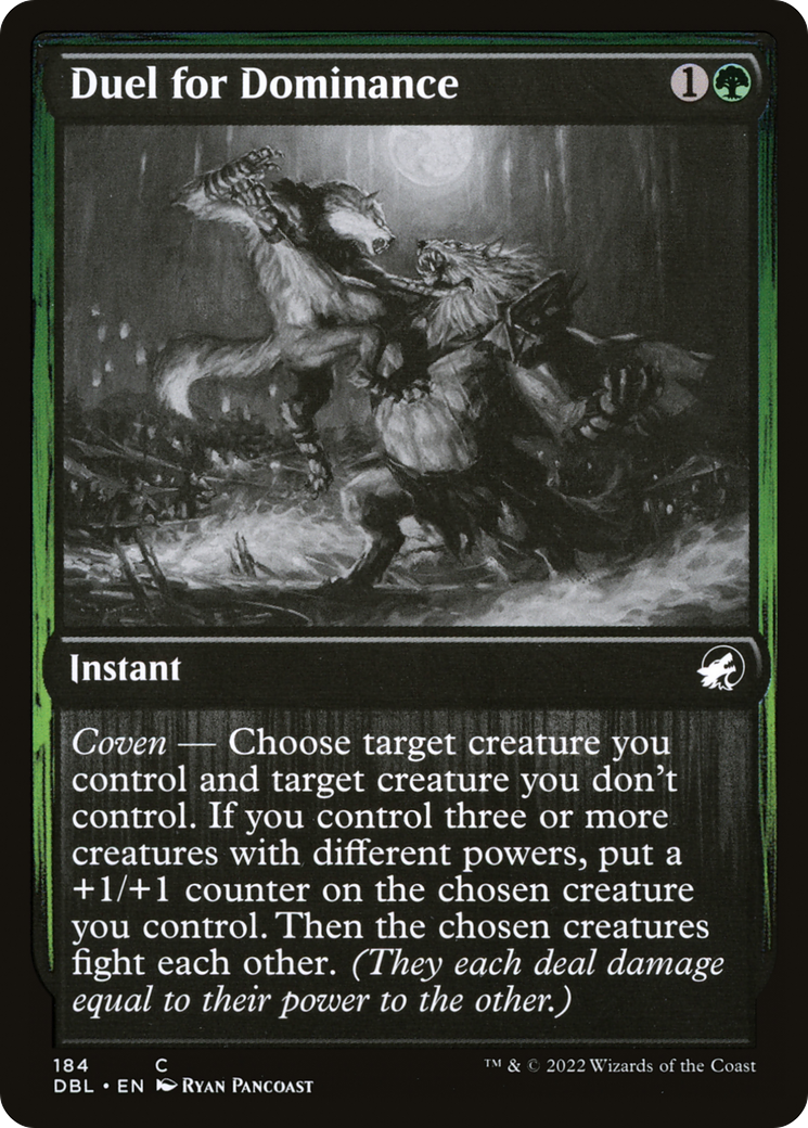 Duel for Dominance (DBL-184) [Innistrad: Double Feature] MTG Single Wizards of the Coast