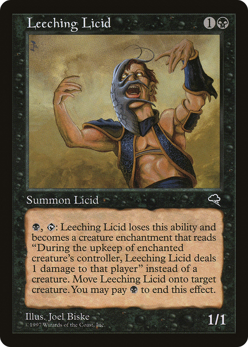 Leeching Licid (TMP-141) [Tempest] MTG Single Wizards of the Coast