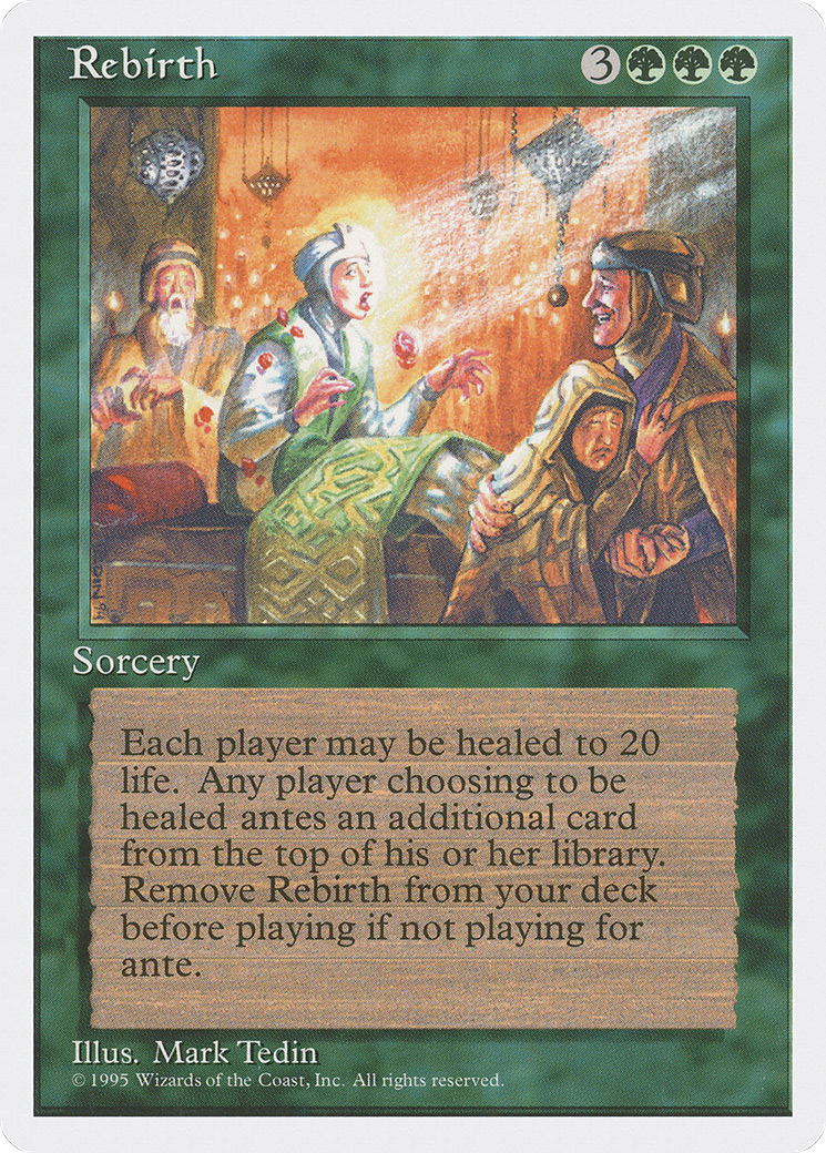 Rebirth (4ED-267) [Fourth Edition] MTG Single Wizards of the Coast