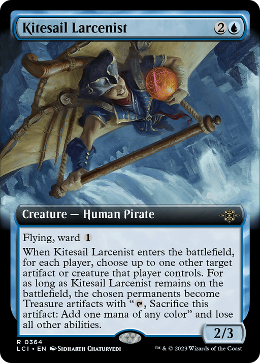 Kitesail Larcenist (LCI-364) [The Lost Caverns of Ixalan] (Extended Art) MTG Single Wizards of the Coast