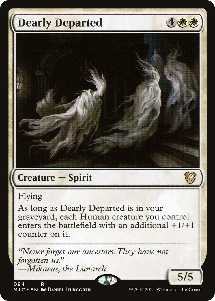 Dearly Departed (MIC-084) [Midnight Hunt Commander] MTG Single Wizards of the Coast