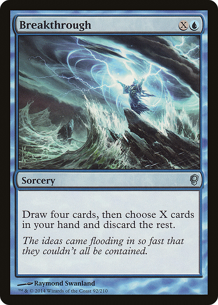 Breakthrough (CNS-092) [Conspiracy] MTG Single Wizards of the Coast