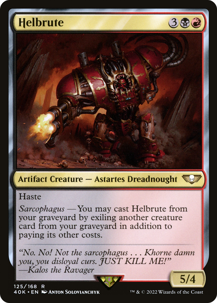 Helbrute (40K-125) [Warhammer 40,000 Commander] MTG Single Wizards of the Coast