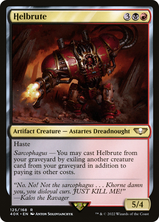 Helbrute (40K-125) [Warhammer 40,000 Commander] MTG Single Wizards of the Coast