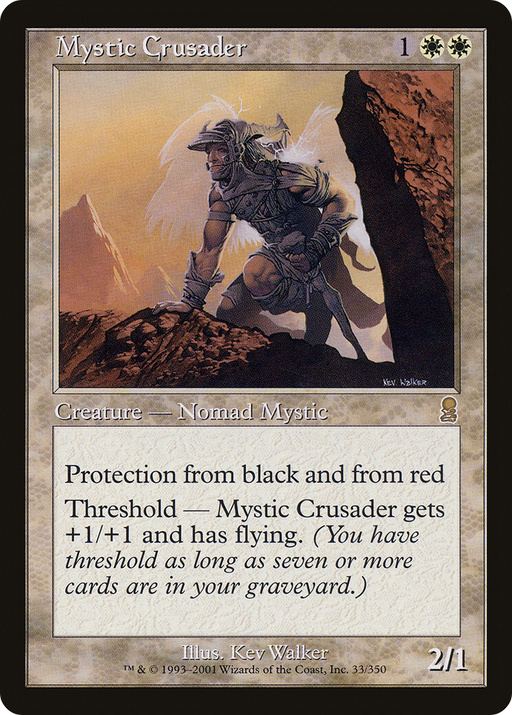 Mystic Crusader (ODY-033) [Odyssey] MTG Single Wizards of the Coast