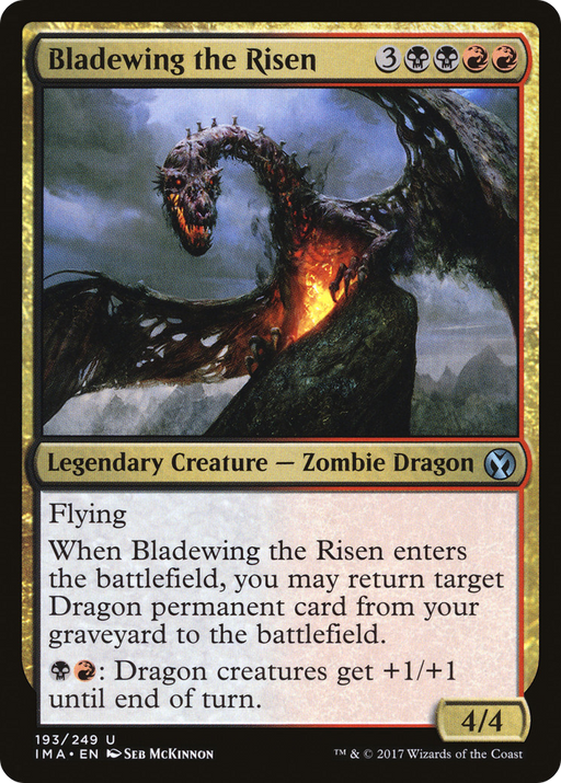 Bladewing the Risen (IMA-193) [Iconic Masters] MTG Single Wizards of the Coast