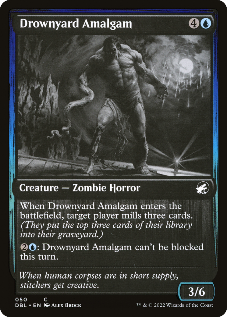 Drownyard Amalgam (DBL-050) [Innistrad: Double Feature] Foil MTG Single Wizards of the Coast