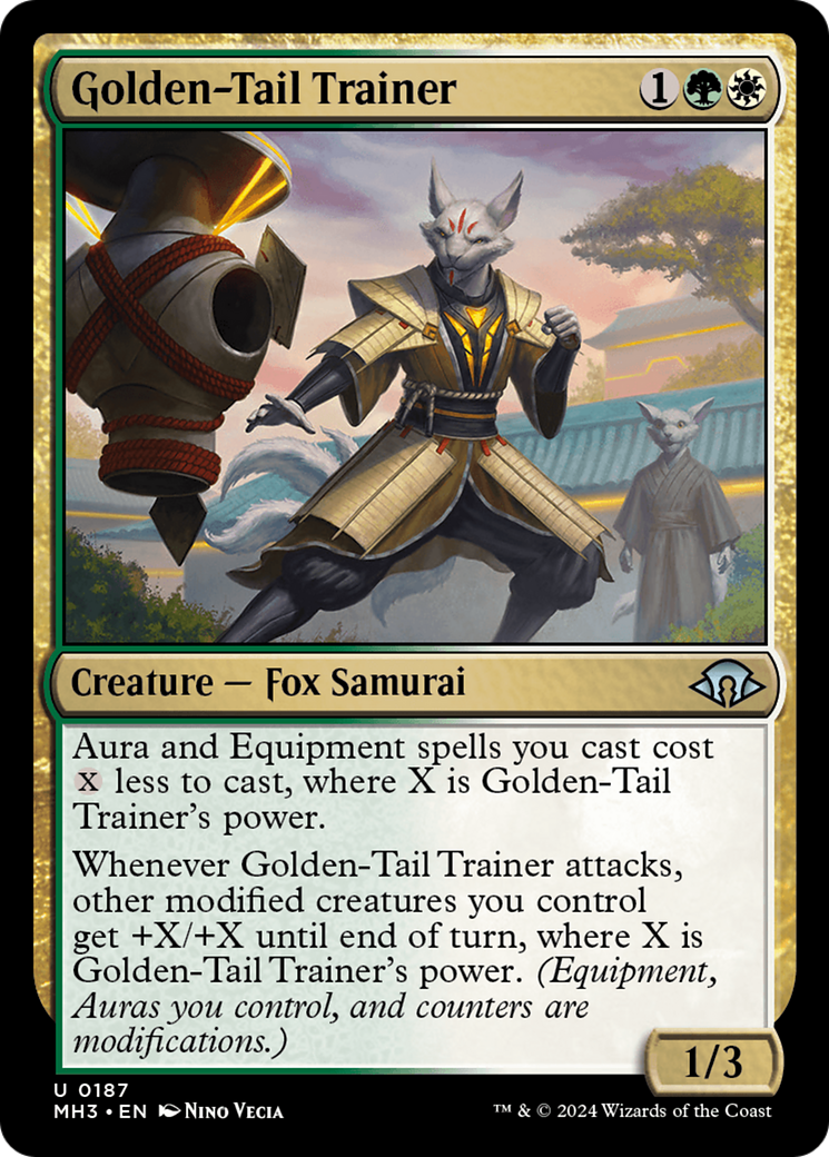 Golden-Tail Trainer (MH3-187) [Modern Horizons 3] MTG Single Modern Horizons 3