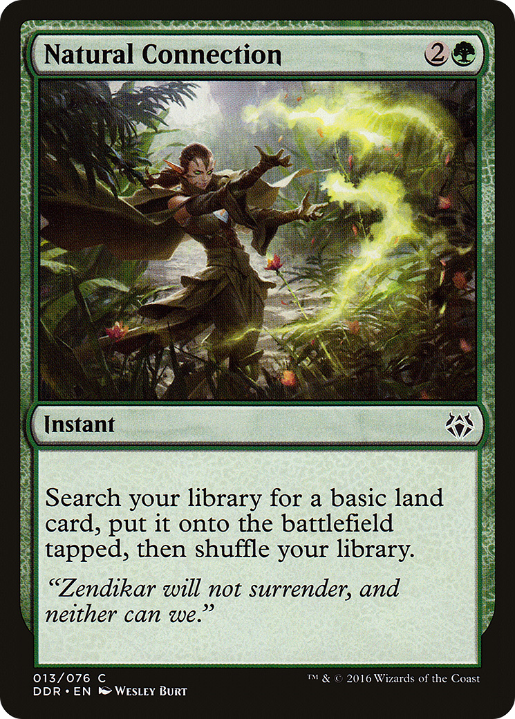 Natural Connection (DDR-013) [Misc] Duel Decks: Nissa vs. Ob Nixilis MTG Single Wizards of the Coast