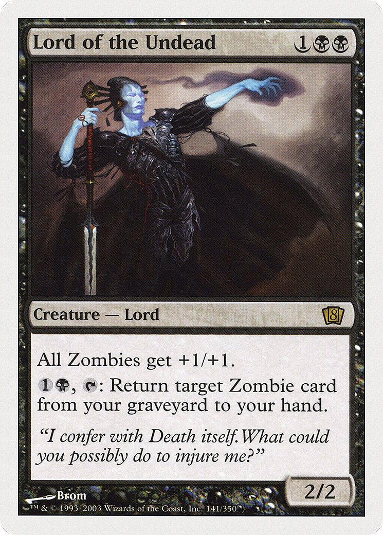 Lord of the Undead (8ED-141) [8th Edition] Foil MTG Single Wizards of the Coast