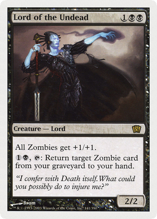 Lord of the Undead (8ED-141) [8th Edition] Foil MTG Single Wizards of the Coast
