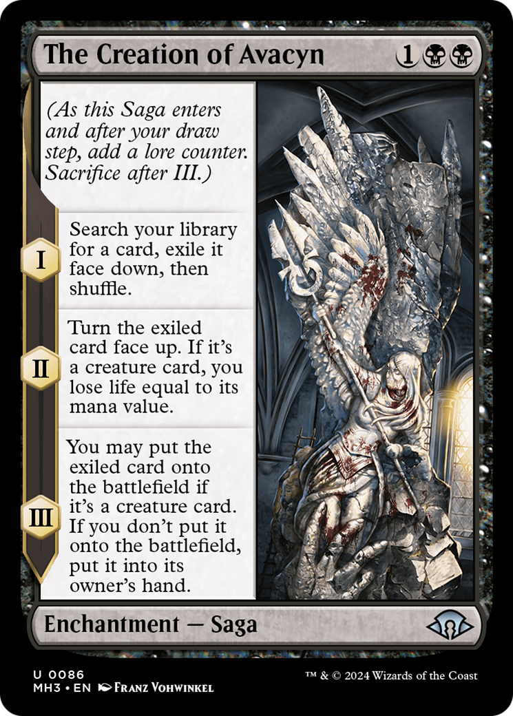 The Creation of Avacyn (MH3-086) [Modern Horizons 3] Foil MTG Single Modern Horizons 3