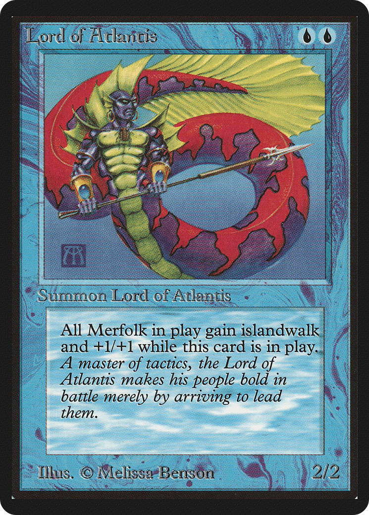 Lord of Atlantis (LEB-063) [Oldschool] Limited Edition Beta MTG Single Wizards of the Coast