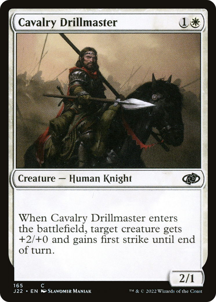 Cavalry Drillmaster (J22-165) [Jumpstart 2022] MTG Single Wizards of the Coast