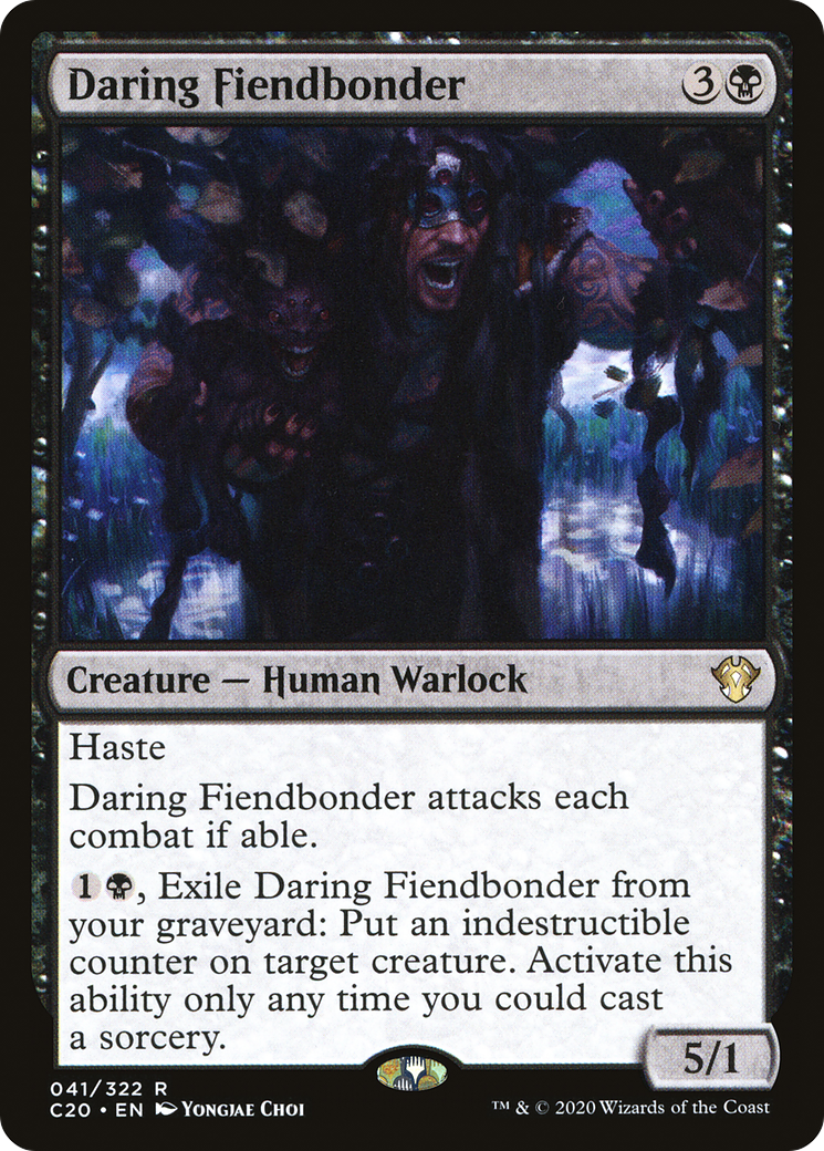 Daring Fiendbonder (C20-041) [Commander 2020] MTG Single Wizards of the Coast