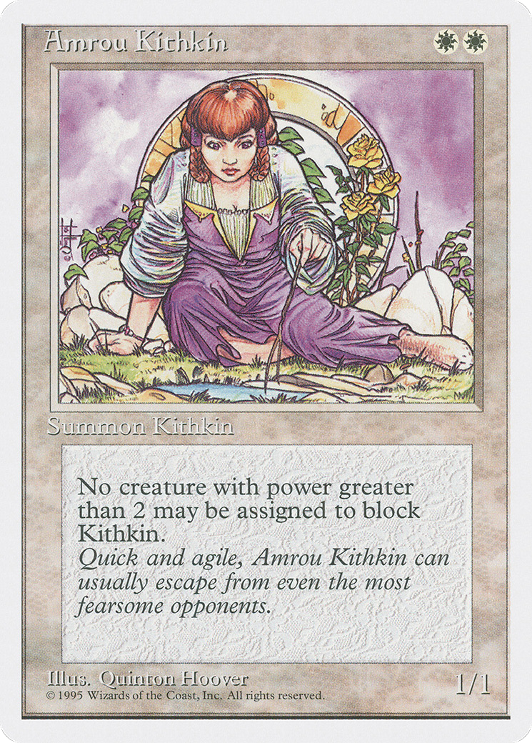 Amrou Kithkin (4ED-002) [Fourth Edition] MTG Single Wizards of the Coast