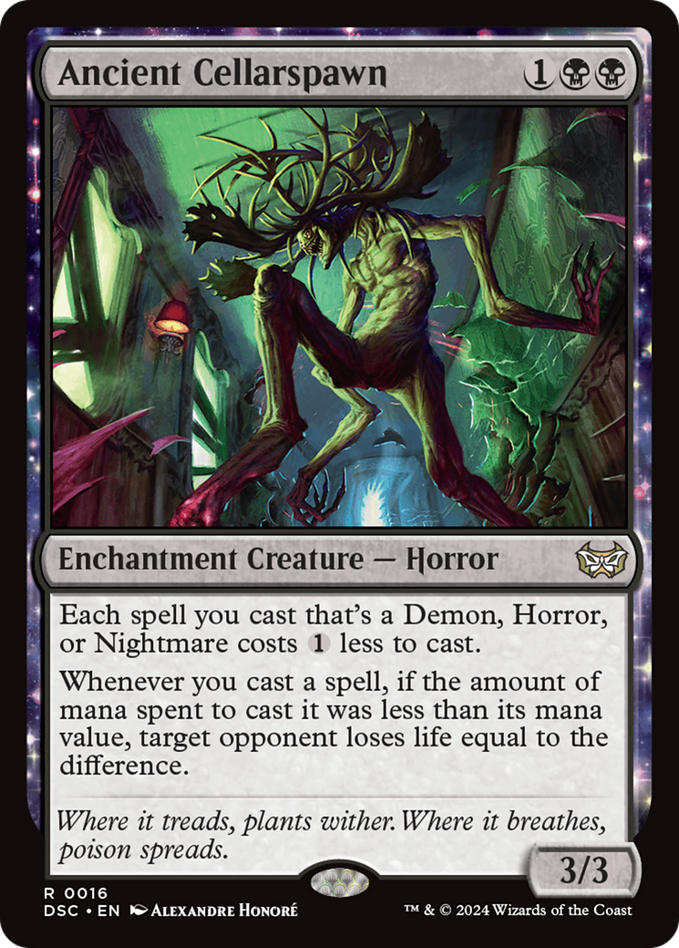 Ancient Cellarspawn (DSC-016) [Duskmourn: House of Horror Commander] MTG Single Wizards of the Coast