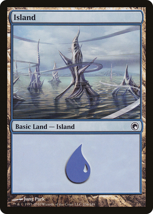 Island (SOM-236) [Scars of Mirrodin] MTG Single Wizards of the Coast