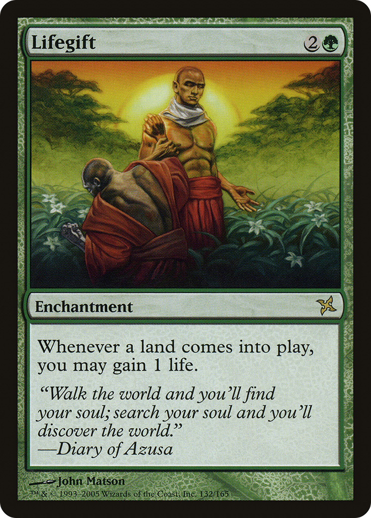 Lifegift (BOK-132) [Betrayers of Kamigawa] Foil MTG Single Wizards of the Coast