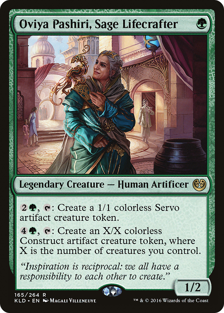 Oviya Pashiri, Sage Lifecrafter (KLD-165) [Kaladesh] Foil MTG Single Wizards of the Coast